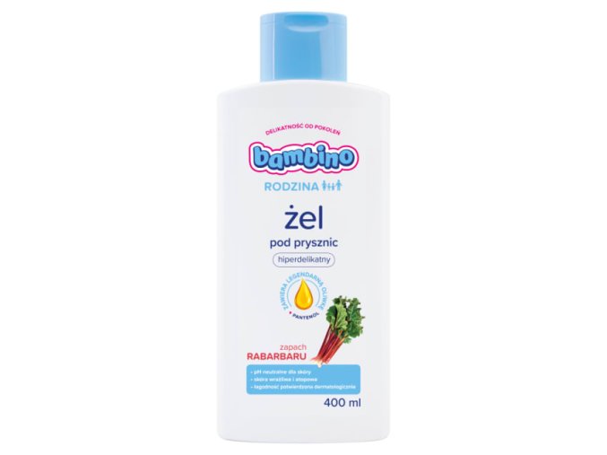 BAMBINO 84891 FAMILY Rebarborový sprchový gel 400 ml