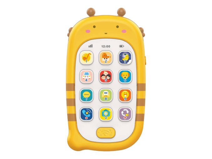 Huanger HE0536 toy phone with recording function (yellow)