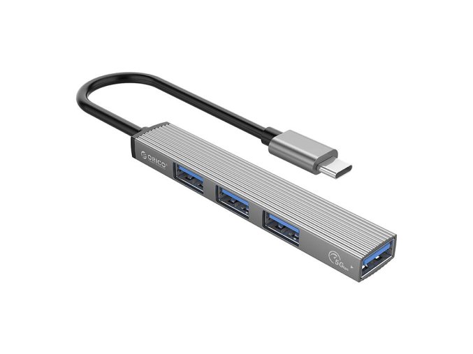 Orico USB to USB 3.0 + 3x USB 2.0 Hub Adapter (gray)