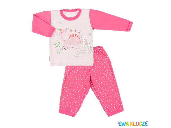 EWA 844712 LITTLE MOON Piżama DZIEW róż 86