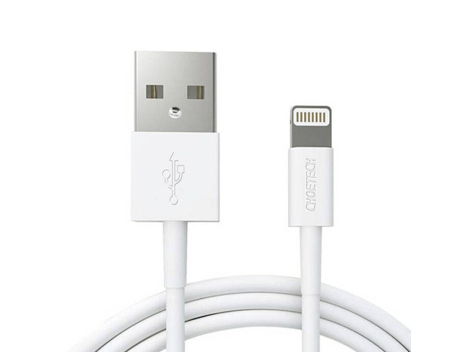 USB to Lightning cable Choetech IP0026, MFi,1.2m (white)