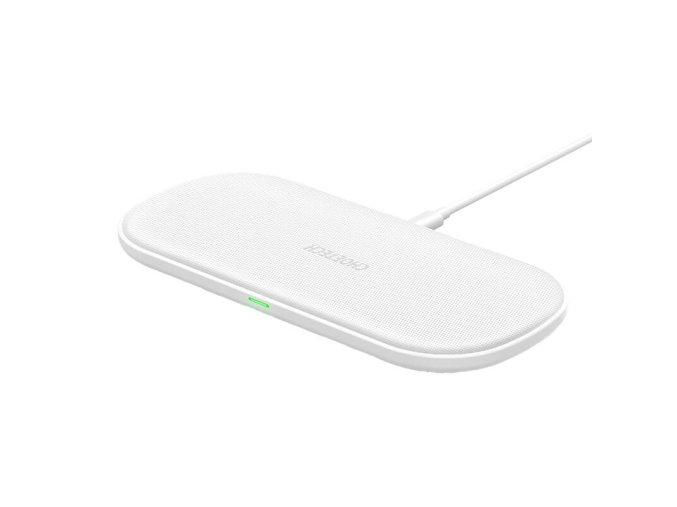 Choetech T535 dual fast wireless charger (white)