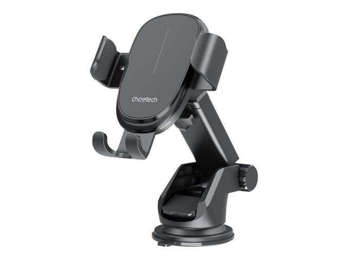 Gravity car holder with charger Choetech T203-F, 15W (black)