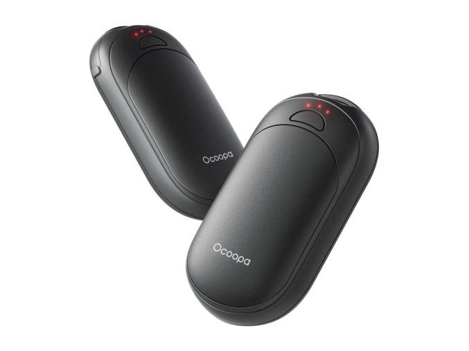 Ocoopa UT3 Lite 2x2500 mAh hand warmer, USB-C, black/black
