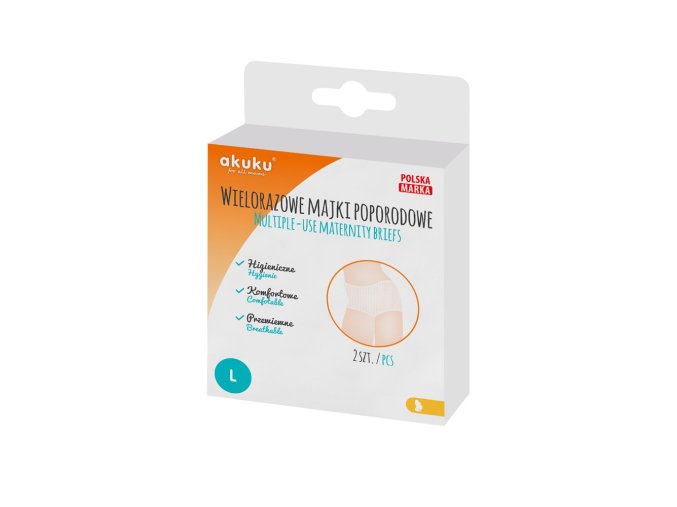 AKUKU A0234 Majtki siateczkowe wielorazowe L