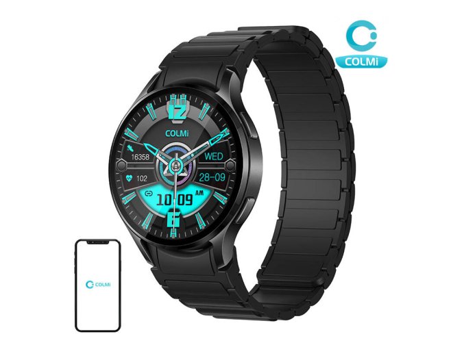 Colmi i28 Ultra Smartwatch Strap (Black)