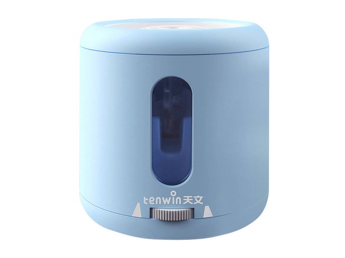 Elektrické ořezávátko Tenwin 8035-3 na baterie/USB se zásobníkem (modré)