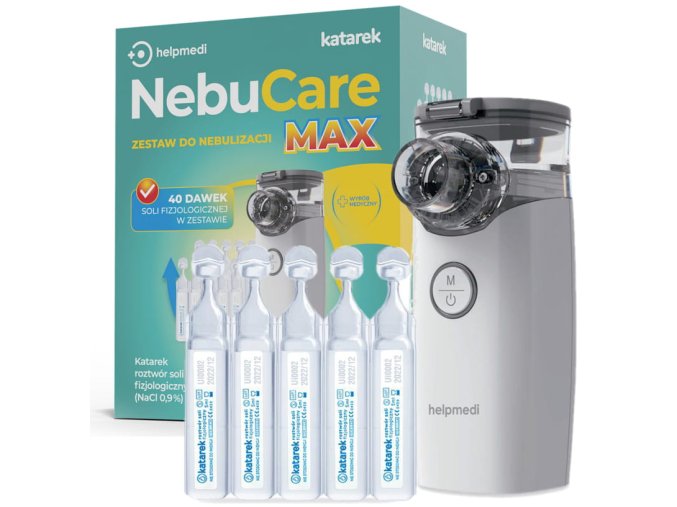 HELPMEDI Katarek Nebucare MAX zestaw do nebulizacji