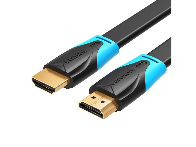 Flat HDMI Cable Vention VAA-B02-L500 5m 4K 60Hz (Black)