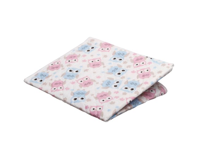 AKUKU A0254 Podložka Peva 55x70 sovy růžová a modrá
