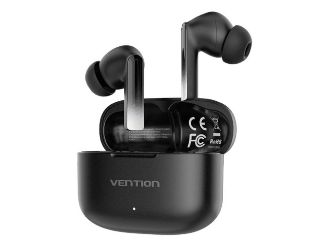 Wireless earphones, Vention, NBIB0, Elf Earbuds E04 (black)