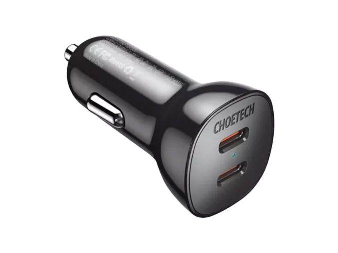 Nabíječka do auta Choetech TC0008 40W 2x USB-C
