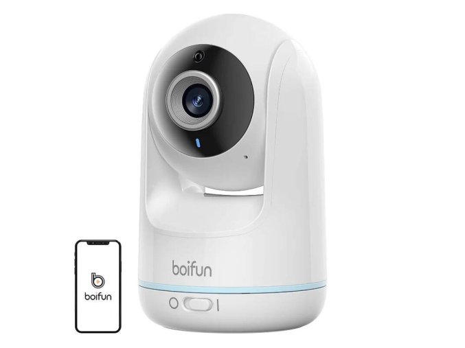 Boifun VB805 electronic rotating nanny with two-way audio