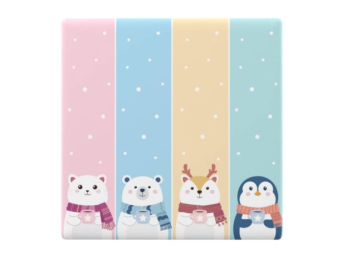 Decorative cover / cap for the T5 SONOFF Cartoon 4C touch switch.
