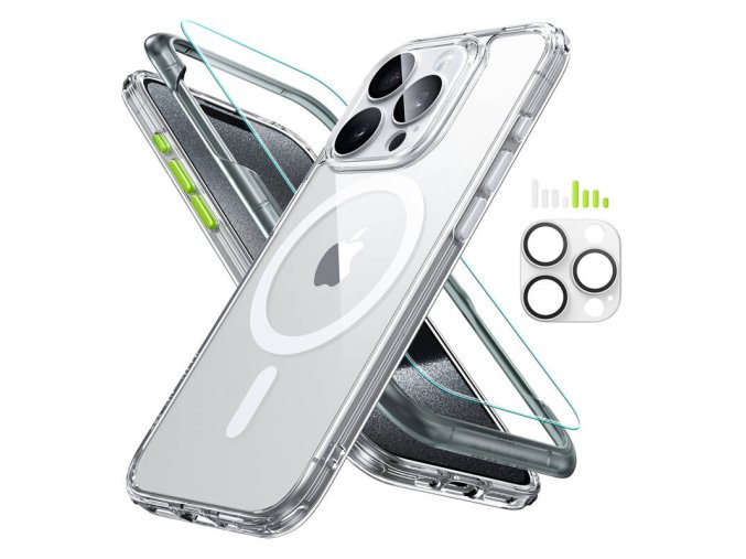 ESR Classic Hybrid Case for iPhone 15 Pro Max (transparent)
