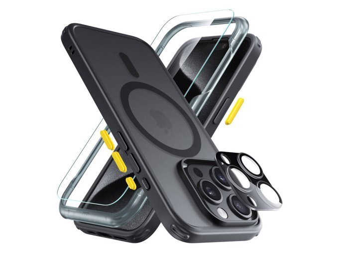 ESR Classic Hybrid (HaloLock) Case for iPhone 15 Pro Max (black)