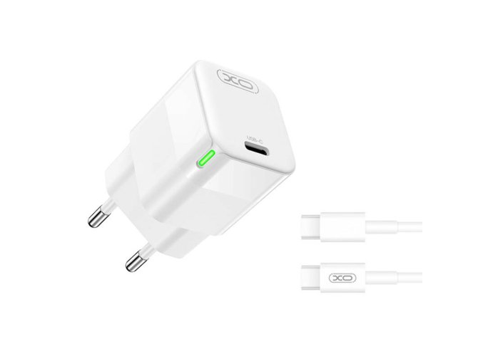 Nástěnná nabíječka XO CE06, 30W, USB-C, s kabelem UBS-C