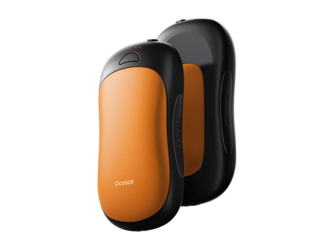 Ocoopa UT3 Pro 2x5000 mAh hand warmer with powerbank function, USB-C, orange/black