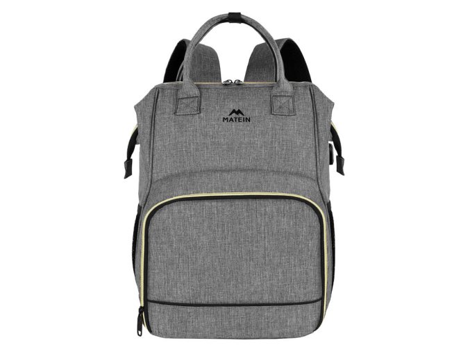 Batoh na notebook / taška na oběd 15,6'' Matein 1368 USB Grey
