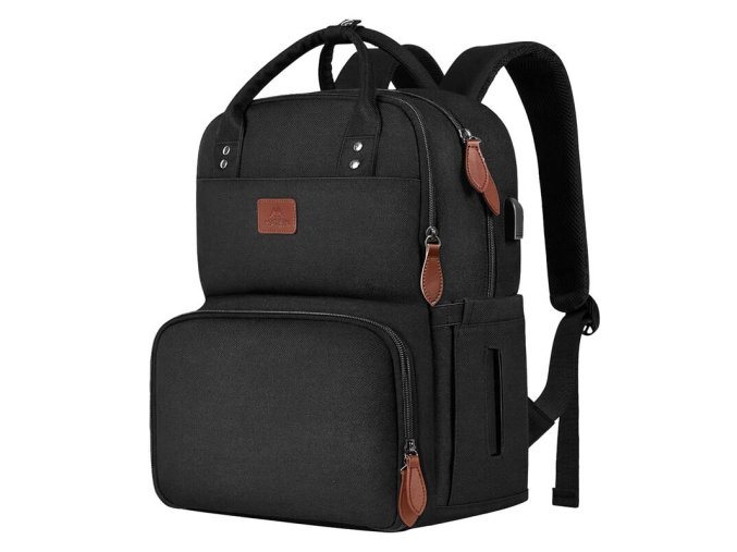 Batoh na notebook / taška na oběd 15,6'' Matein 1162 USB Black