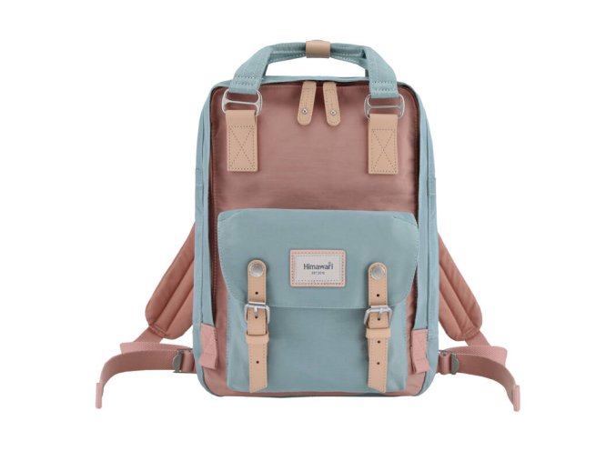 Batoh na notebook Himawari 188L-1 14'' (růžovo-modrý)