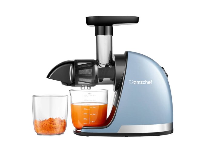 Pomaloběžný odšťavňovač AMZCHEF 1501-BU-SM (modrý)
