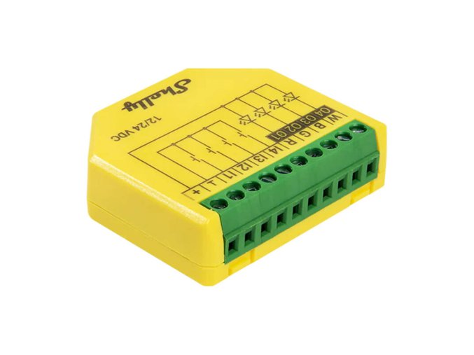 Řídicí jednotka LED pásků Shelly Plus RGBW PM