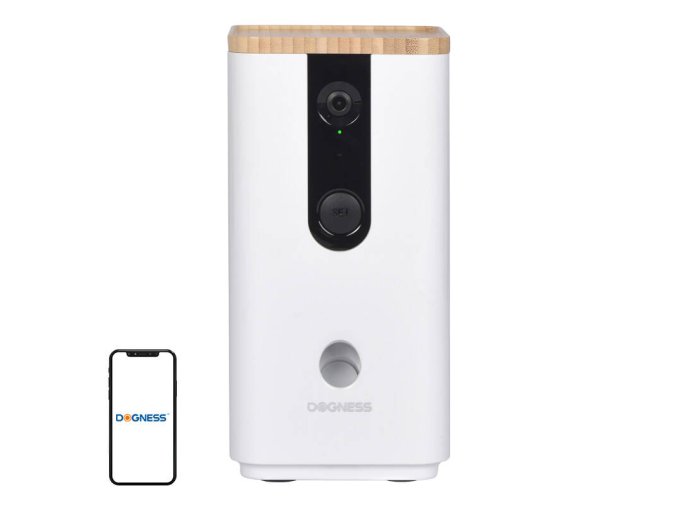 Smart snack feeder with camera T03 Dogness (White)