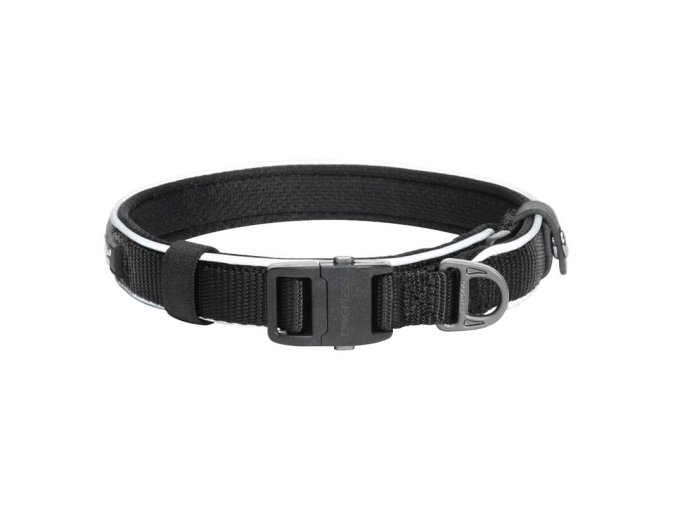 Reflective collar Dogness size XL (Black)