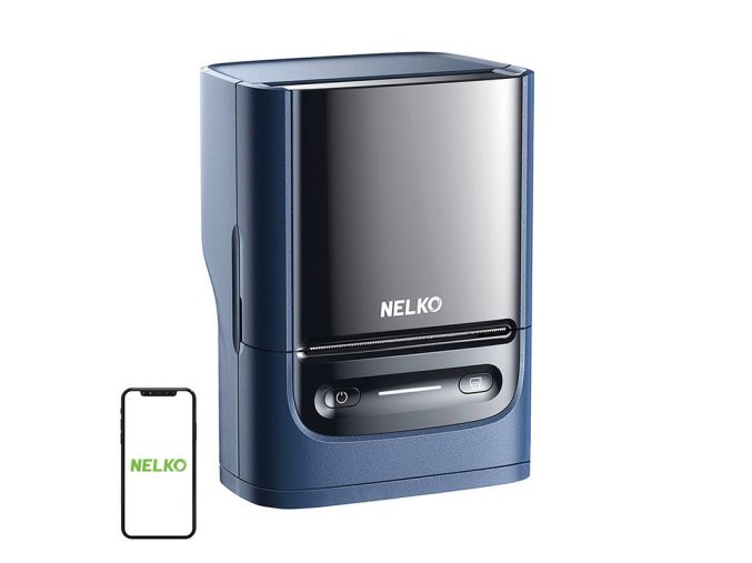 Nelko PM220 thermal label printer (blue)