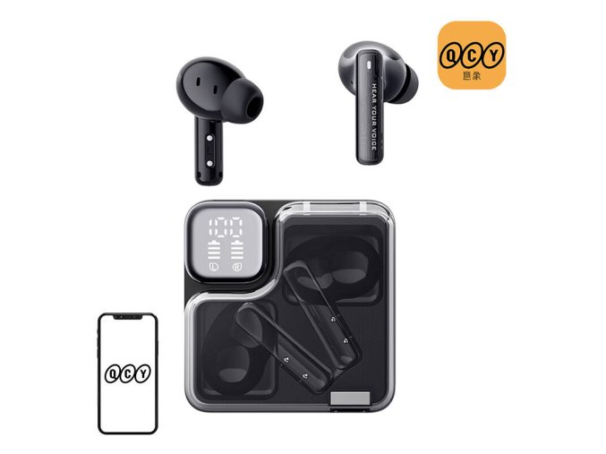 Sluchátka TWS QCY MeloBuds Neo T31 (černá)