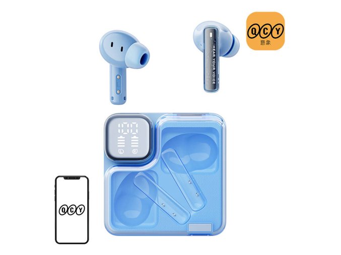 Sluchátka TWS QCY MeloBuds Neo T31 (modrá)