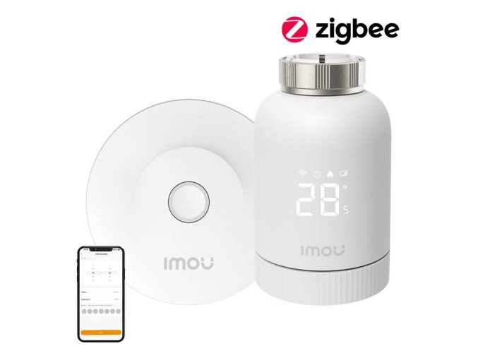 IMOU KIT-TRV1-EU-2 Sada termostatických hlavic ZigBee se 6 adaptéry a bránou
