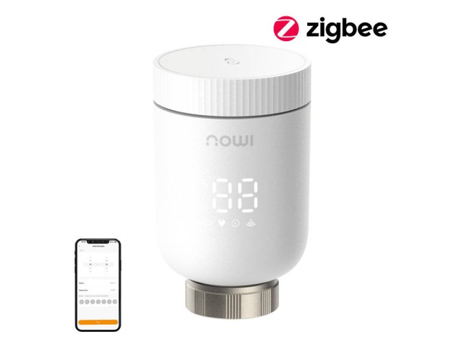 ZigBee termostatická hlavice IMOU IOT-TRV1-EU + 6 adaptérů