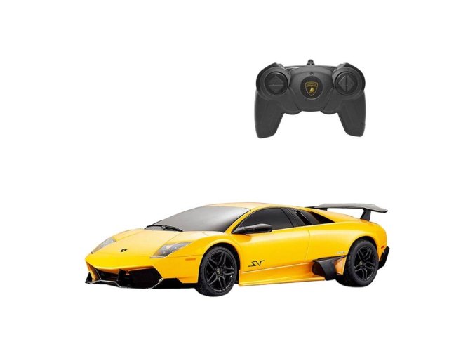 RASTAR Lamborghini R/C 1:24 Murcielago LP670-4 auto na dálkové ovládání (žluté)