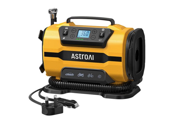 Přenosný kompresor AstroAI ATJ-8366 150 PSI 12V DC/110V AC