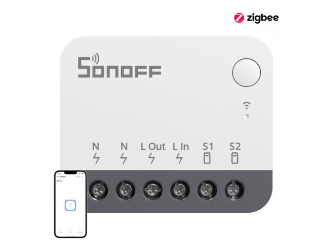 Chytrý přepínač ZigBee SONOFF ZBMINIR2