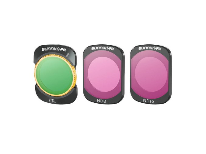 Filtry CPL, ND8, ND16 Sunnylife do DJI Osmo Pocket 3