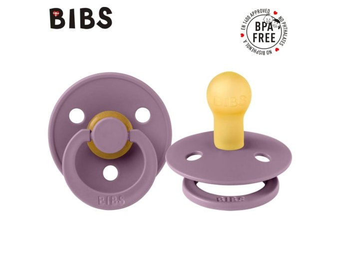 BIBS 100300 MAUVE S dudlíkem