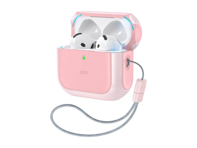 Pouzdro AirPods 4 Orbit Hybrid (růžové)