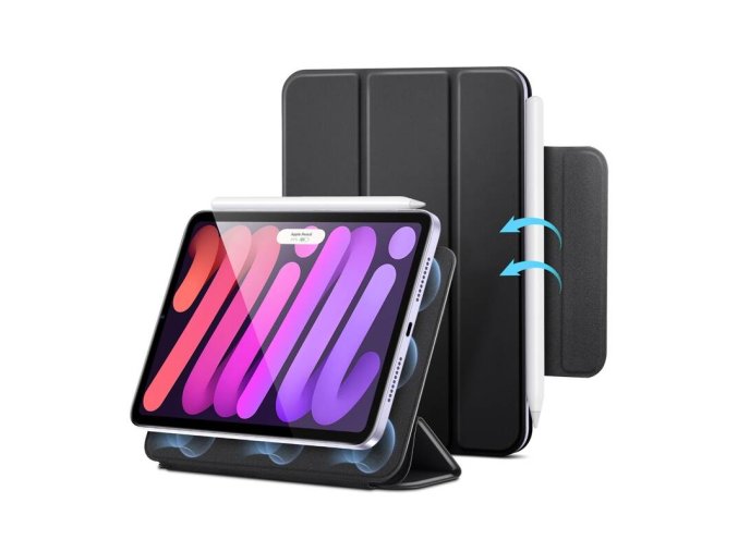 Magnetické pouzdro ESR Rebound pro iPad mini 6/A17 Pro (černé)