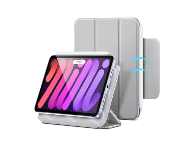 Magnetické pouzdro ESR Rebound pro iPad mini 6/A17 Pro (šedé)
