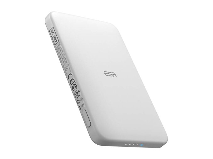 Magnetická powerbanka ESR Qi2 MagSlim 5000 mAh (bílá)