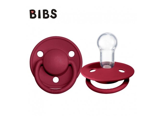 BIBS 1010263 DE LUX ONE SIZE RUBY dudlík