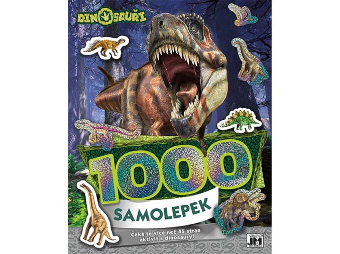 1000 samolepek s aktivitami Dinosauři