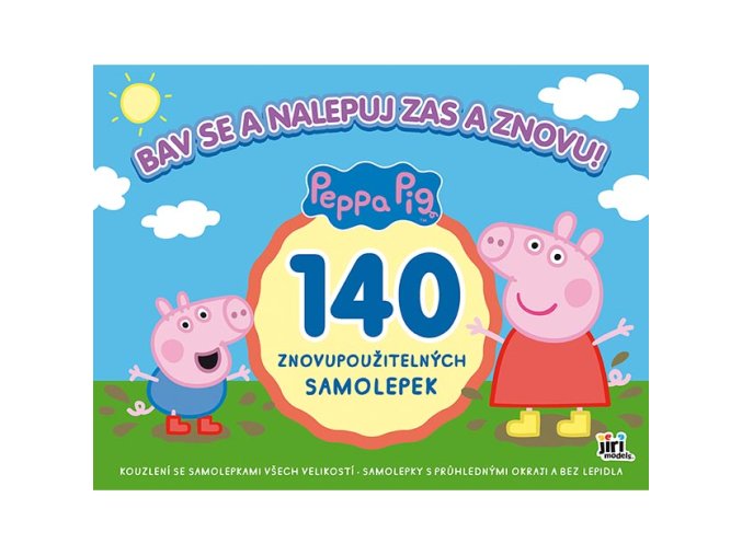 Bav se a nalepuj zas a znovu! Prasátko Peppa