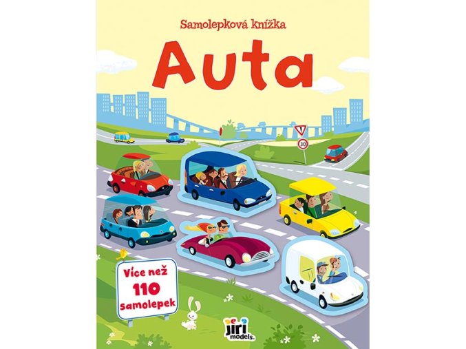 Samolepková knížka Auta