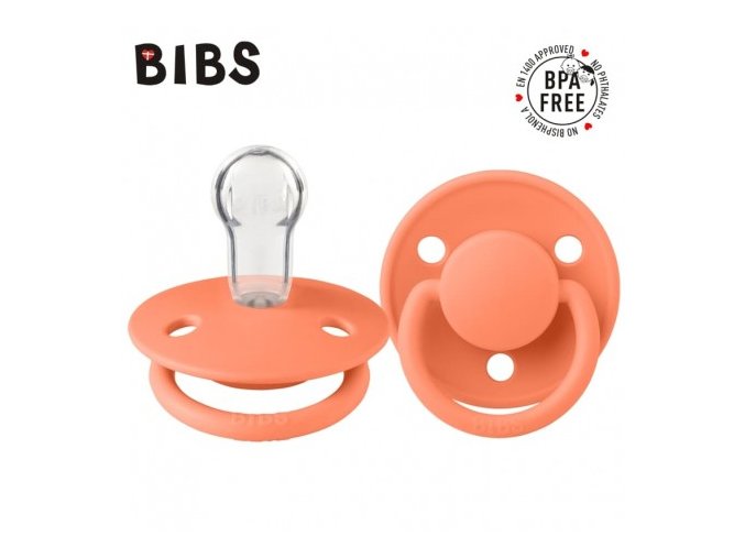 BIBS 1010292 DE LUX ONE SIZE PAPAYA dudlík