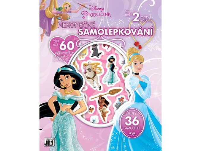 Nekonečné samolepkování Disney Princezny