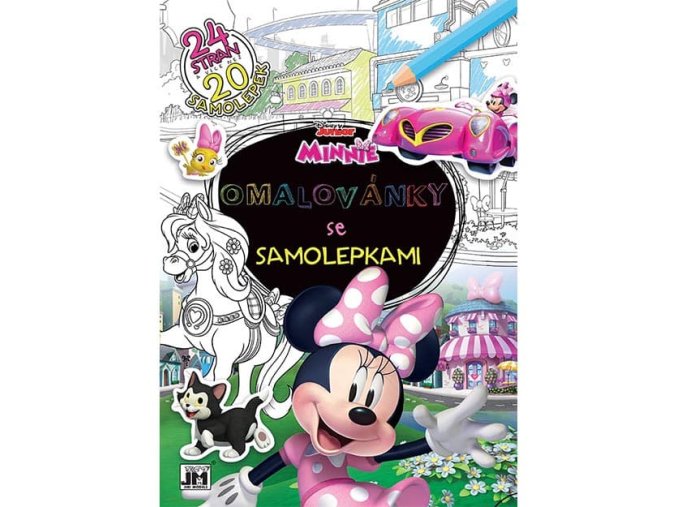 Omalovánky A4 se samolepkami Minnie